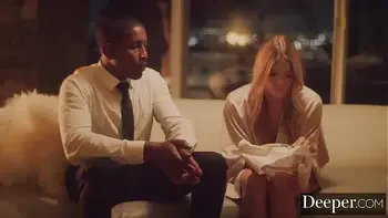 Deeper. BBC Deepthroat by Leah Lee While Husband is s.