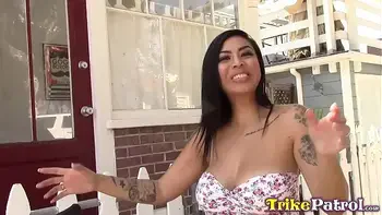 TRIKEPATROL Busty Curvy Filipina Spreads Her Wet Pussy Lips For Big Dick