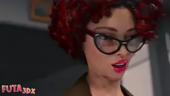 This Futanari Teacher's Cock Is Shoved In Big Tittied Blonde