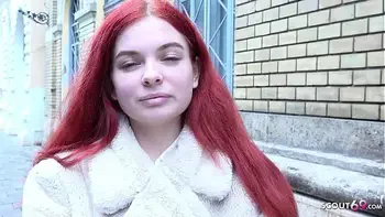 german scout cute small redhead girl miss olivia 18 i pickup rough casting fuck