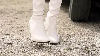 Asian Putri Cinta touching her round boobs and wet pussy