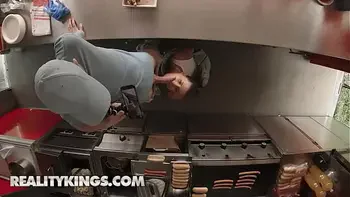 Horny Lady Lyne Sucks Sam's Cock Then Gets His Meat Inside Her Tight Pussy - Reality Kings