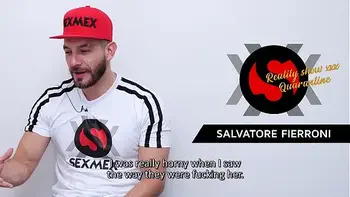 Reality show de grupo de chicas porno en Cuarentena. Orgía del primer día.  Reality show of group of porn girls performers quarantined. Orgy of first day