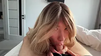 while my stepsister was sleeping, I fucked her in the mouth, then she woke up and ...