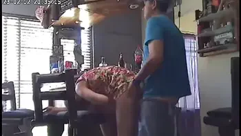 Spycam Caught my 40 year old husband cheating with the neighbours 19 year old