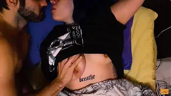 HOT KISSING and NIPPLE play is everything that she needs to CUM hard - Unlimited Orgasm