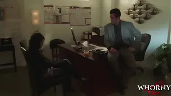 WHORNY FILMS Airport Intense Threesome 2 Sexy Brunettes Share A Huge Cock