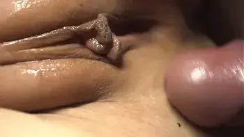 Cum inside her thrice and whip that cream inside. Creamy fuck close-up