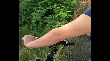 Sexy Cyclist on a Walk, Greedily Swallowed all My Sperm