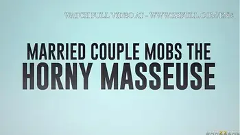 Married Couple Mobs the Horny Masseuse.Halle Hayes, Emma Magnolia / Brazzers  / stream full from www.zzfull.com/ene