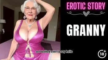 [GRANNY Story] Threesome with a Hot Granny Part 1