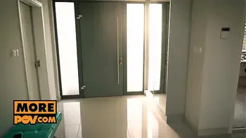 POV - Stefany Kyler and Liya Silver pleasure your hard dick in POV