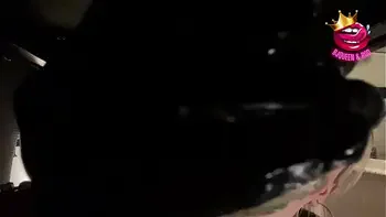 Close up ruined multiple times into a glass on milking table