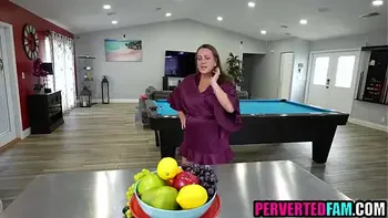 Sneaky step daughter is fucking with step dad behind step mom's back