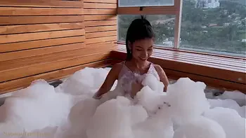 Katherin Moore in a hot frothy anal balls deep