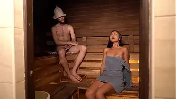 It was already hot in the bathhouse, but then a stranger came in