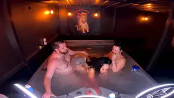 Hot Tub Threesome With Queen Rogue and Mandi May WCA Productions