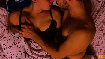 I play with my roommate's hard nipples while we hot kiss and she cums hard - Unlimited Orgasm