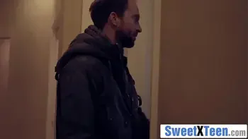 Cute Petite Teen Dominated By Creepy Big Dick Stalker