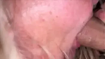 He fucks a mature stepmom with big tits in the ass and she does blowjob