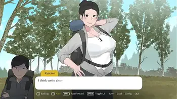 Camp With big tits Mom [Extended] GAME #1 Big tits Hot mom camp with my friend