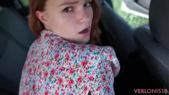 First date took a girl to a field to fuck her tiny pussy