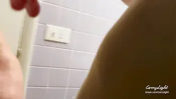 Step Mom helps Step Son to cum quick in her panties while her Husband is home