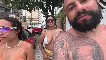 Aventuras do Casal Mattos - Fomos para praia com a Ninfetinha e aprontamos em todo lugar