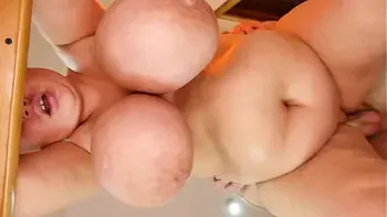 MILF With Huge Tits Fucked From Behind (2 scenes)