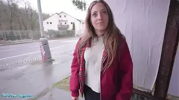 Public Agent Spanish Punk babe Venom Evil fucked in public