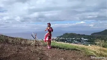 Abnormal sexual activities publicly in ocean and on mountain with biggest cock and smallest pussy