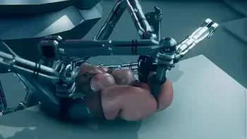 2B recibe mantenimiento vaginal por un Androide | Nier: Automata