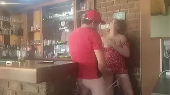 Brunette MILF gets fucked from behind