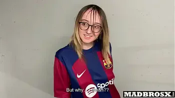A Barcelona Supporter Fucked By PSG Fans in The Corridors Of The Football Stadium !!!