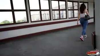 GERMAN SCOUT - Small Tits PAWG Vegan Bitch Mary Haze Pickup for Casting Fuck