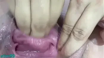 Female Pee Hole Fucking with Cucumber Japanese Kinky urethral insertion