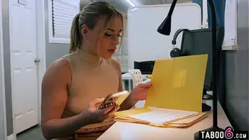 Office lesbian sex with boss Casey Calvert and PA Anna Claire Clouds