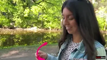 My friend controls my orgasms in public with a toy from flirtwithsb