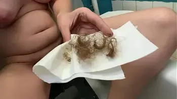 New Hairy pussy big clit compilation closeup amateur