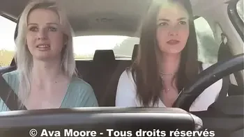 DEFI INCONNU - Première Fois Pour Ce Mec Chanceux Qui Se Fait Sucer Par 2 Filles! On Lui Vide Les Couilles Sur Le Bord d'Une Route!