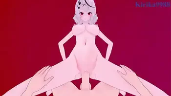 Sakamata Chloe and Takane Lui intense sex. - Hololive VTuber POV Hentai