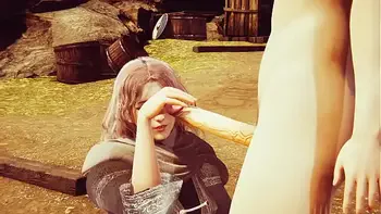 Elden Ring Melina deepthroating | 3D Hentai Uncensored