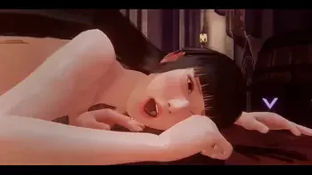 Uncensored hentai / 3D | Misaki gets fucked good in doggy style | Rise of Eros