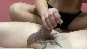 HANDJOB & CUMSHOT. Compilation. Close-Up. Home Video.