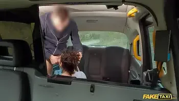 Fake Taxi Her natural boobs are in full swing as the taxi driver fucks her sweet pussy hard and fast
