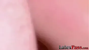 Nubile maid dominated by two big cock and cum in mouth