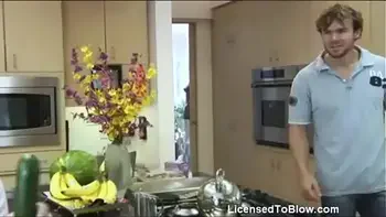 Sienna West practicing her oral skills gets caught and fucked