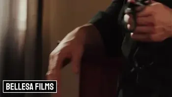 Brunette babe (Vicky Chase) loves to have blind sex - Bellesa films