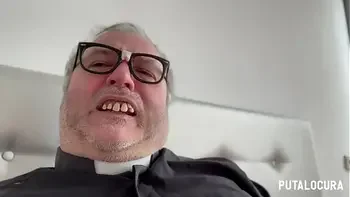 PutaLocura - La estudiante descarriada Laura Hardkinks necesita la santa polla del Padre Damián.