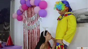 I FUCK BIRTHDAY GIRL AT HER FATHER'S HOUSE WHILE HE WORKS